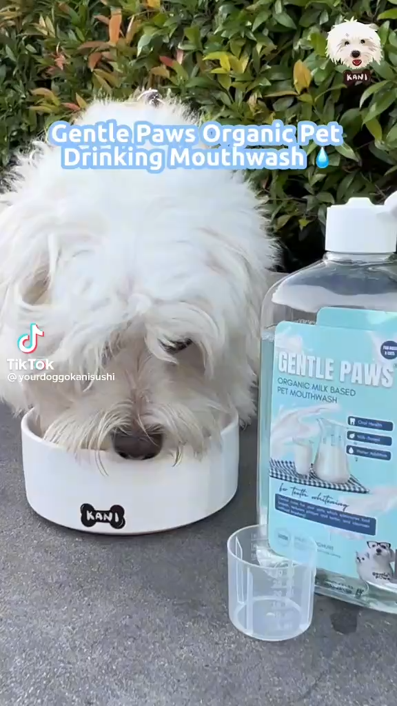 Gentle Paws Natural Organic Pet Mouthwash Oral Care Fresh Breath