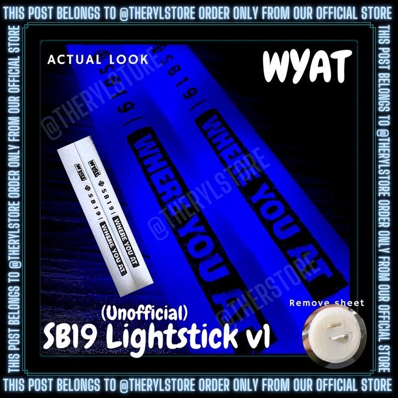 SB19 Lightstick v1 foam stick - Get IN The Zone Break