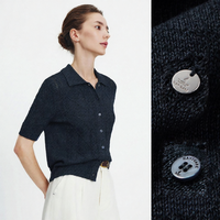 Navigare | Retro Wealthy Style Short Sleeve Knitwear