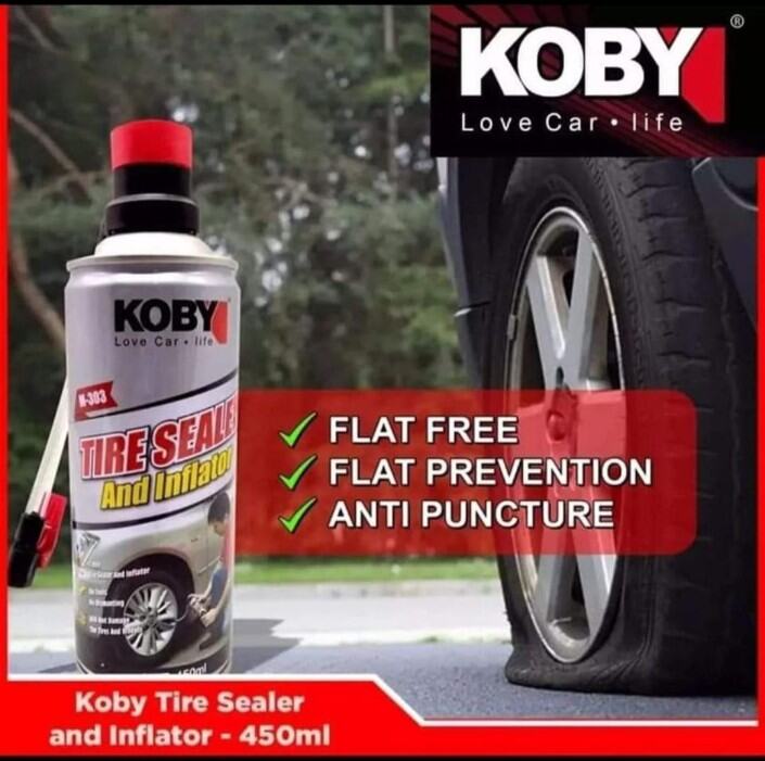 KOBY TIRE SEALER AND INFLATOR | Lazada PH