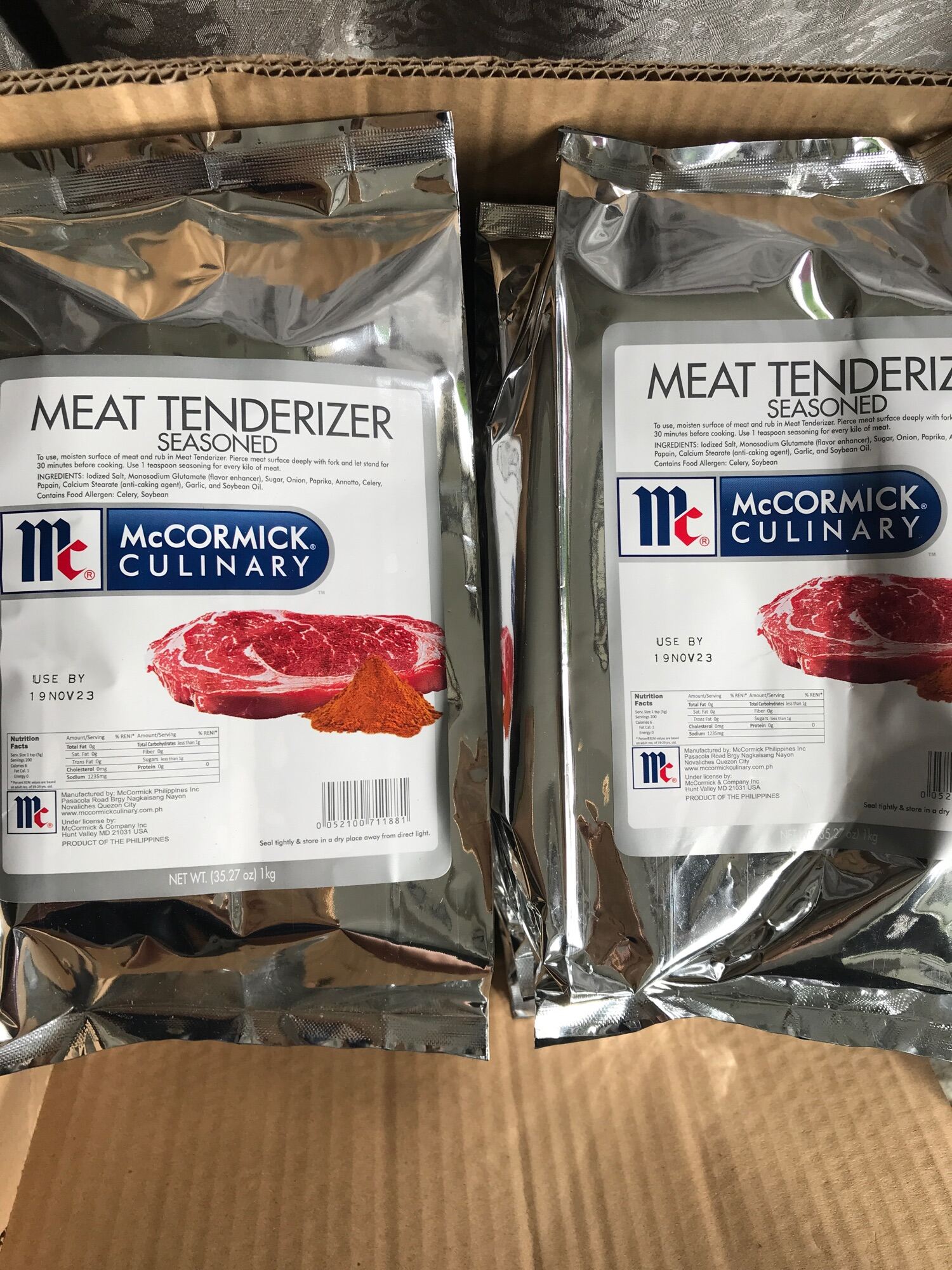 McCormick MEAT TENDERIZER SEASONED 1kg [FAST Shipping] Lazada PH