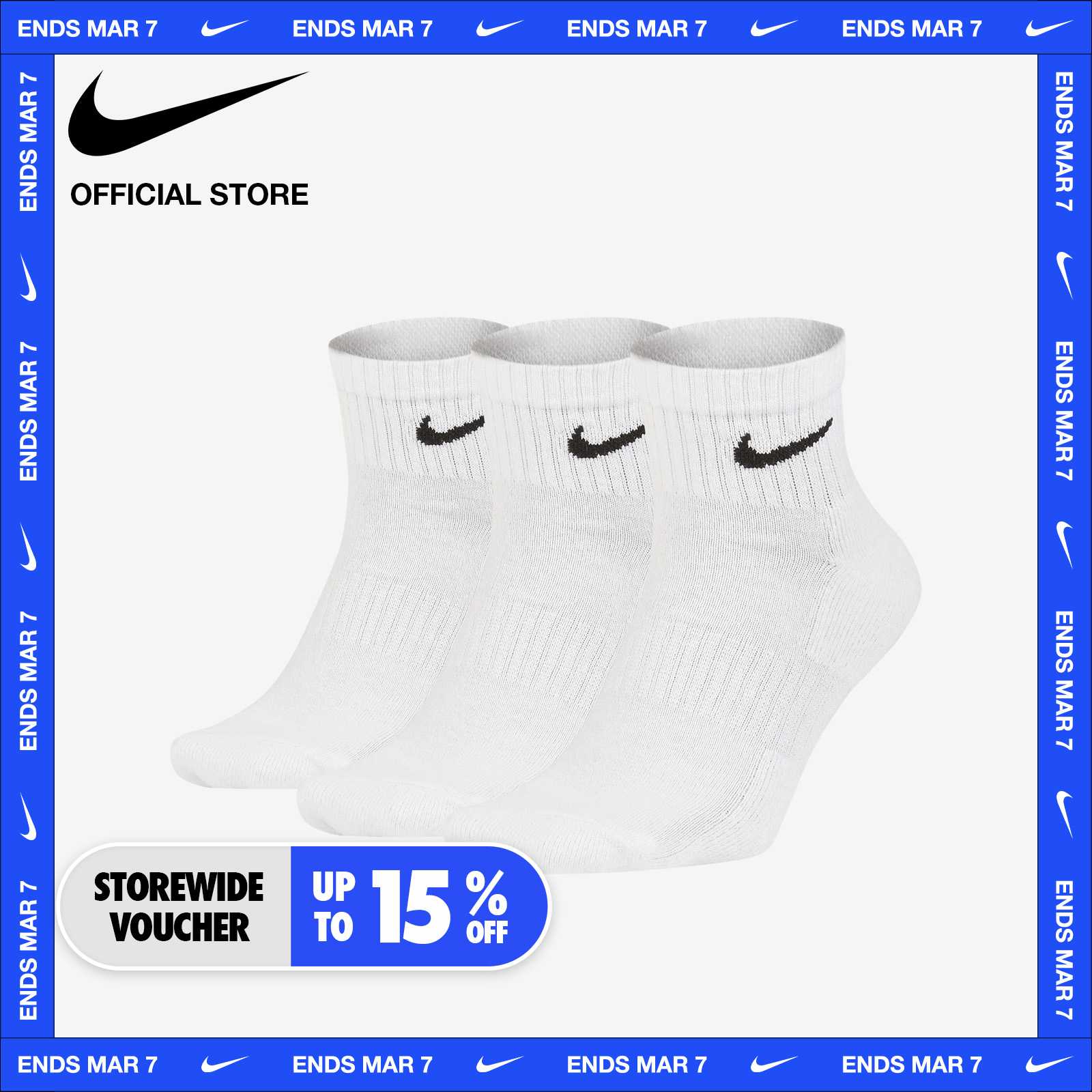Nike Everyday Plus Slouchy Cushioned Crew Socks (1 Pair)