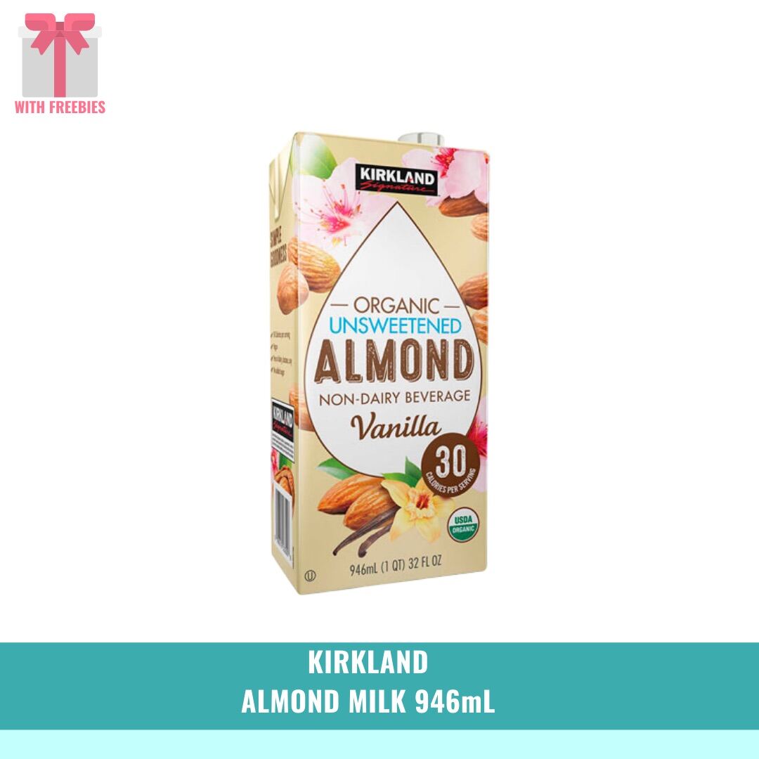 KIRKLAND ALMOND MILK ORGANIC AND UNSWEETENED VANILLA FLAVOR 946ML