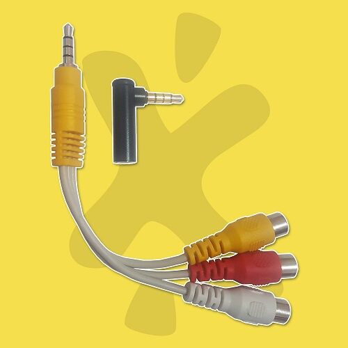 TCL 3.5mm AV Male Jack to 3 Female RCA Cable for Smart TV or CAR TV