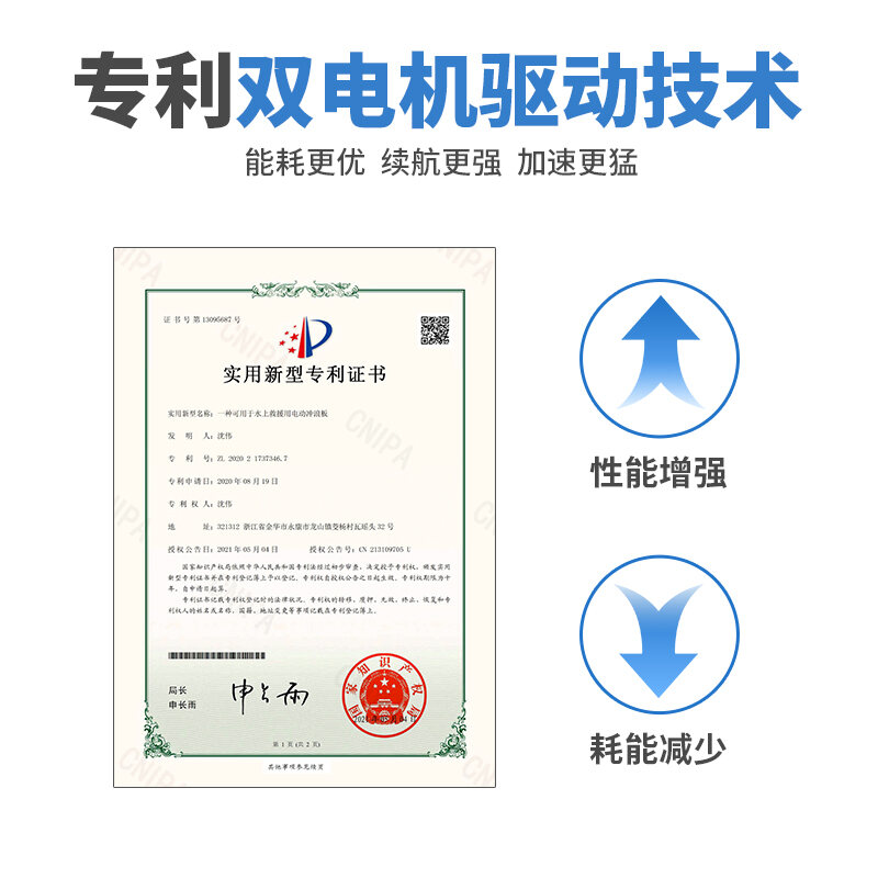 Tiktok Same Electric Carbon Fiber Surfboard Water Sports Standing High