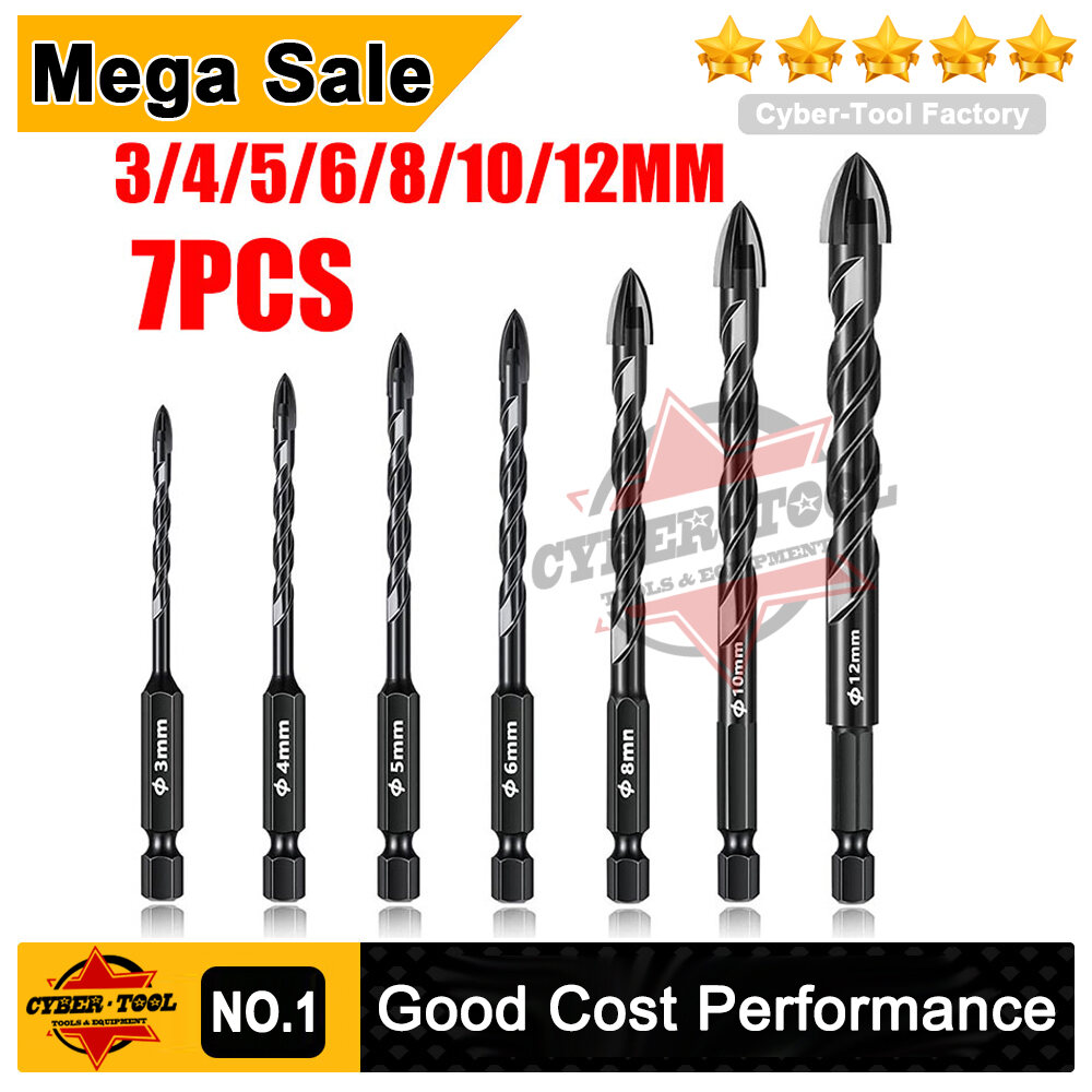 Tungsten Carbide Masonry Drill Bit Set for Various Materials