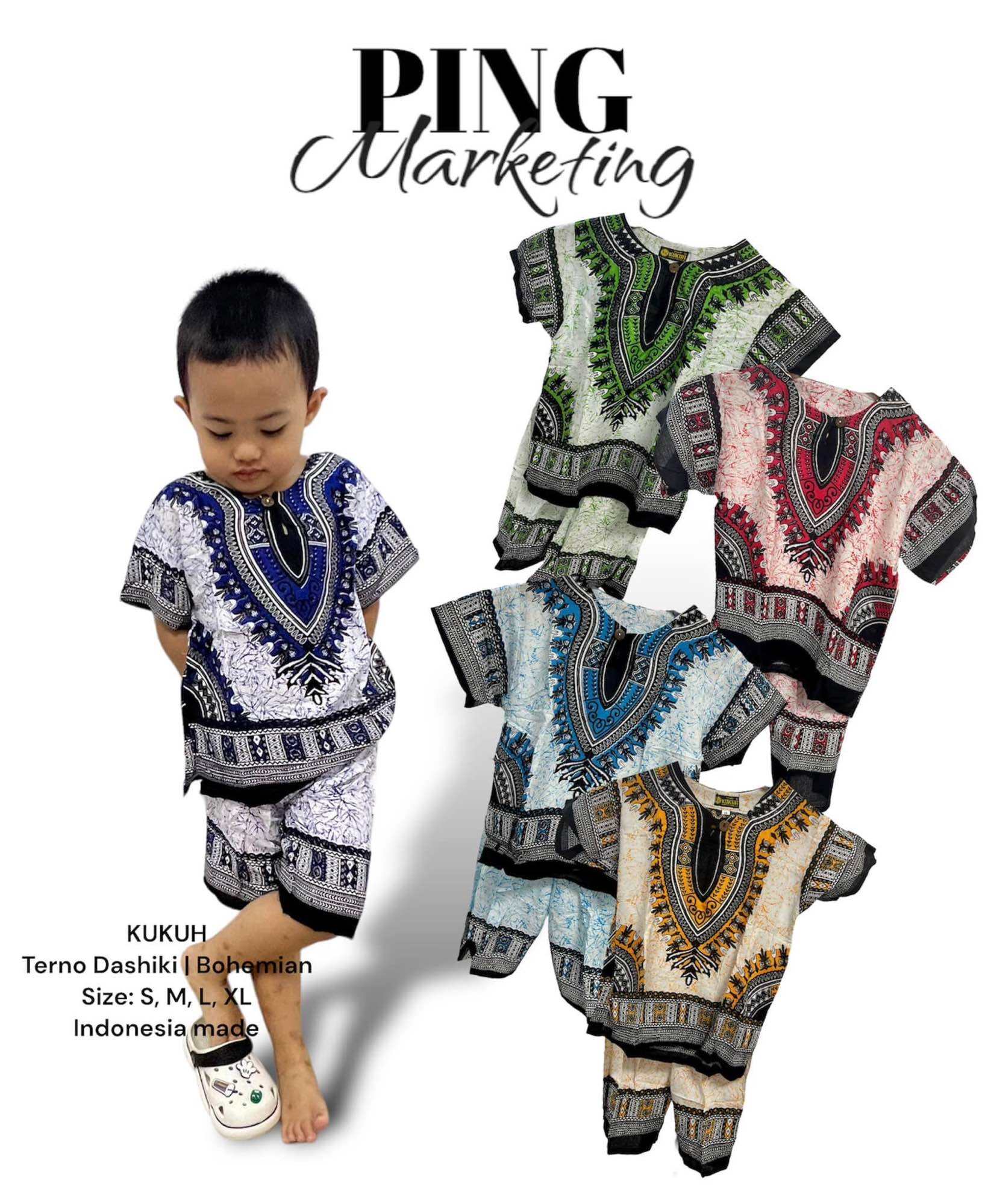 Boho Kids Terno Set Juragan Style Lazada PH