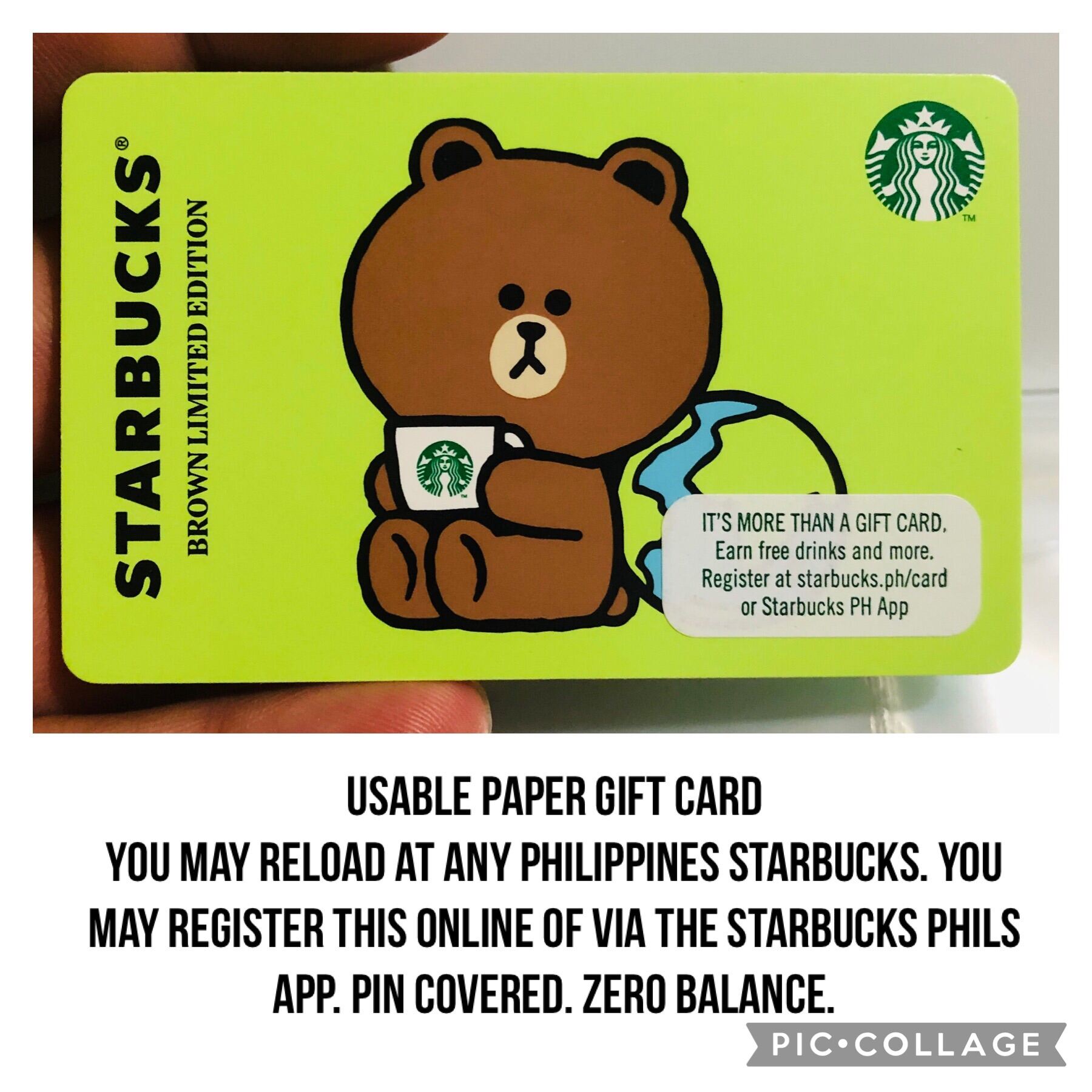 c-18-usable-starbucks-brown-limited-edition-paper-gift-card-lazada-ph