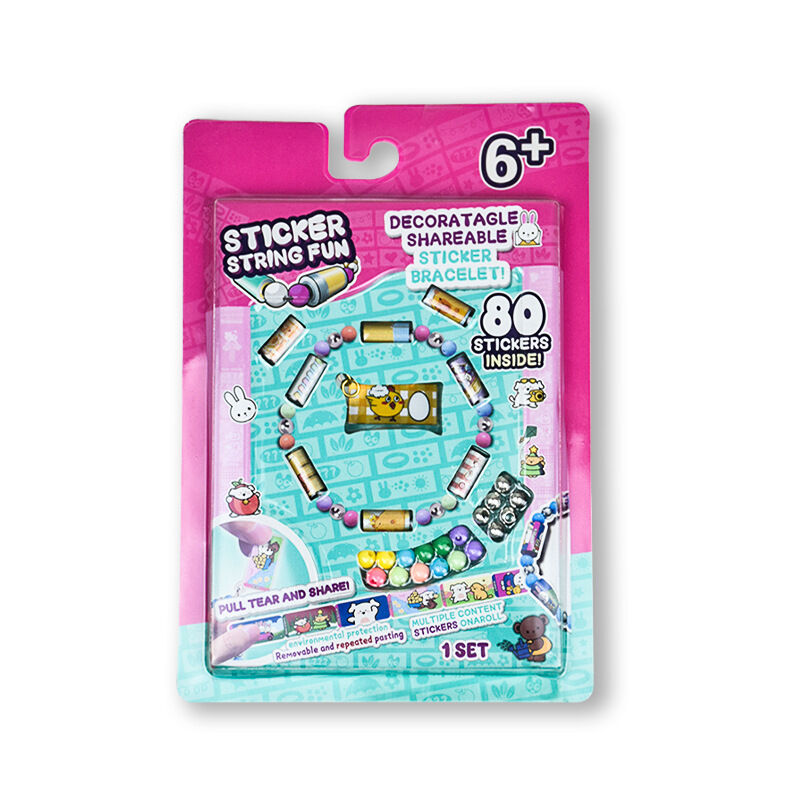 STICKI Rolls Sticki Bands - Wearable or Shareable Sticker Bracelet Includes 160 Mini Stickers | Over 1000 Sticker Designs