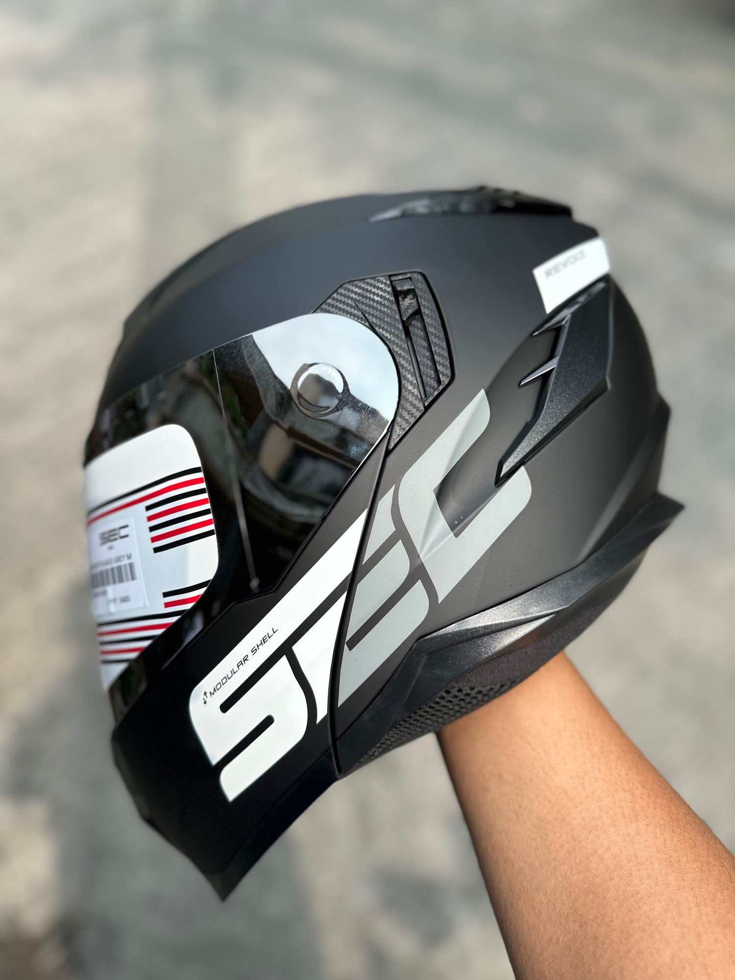 Sec Revolt Modular Flip UP Helmet