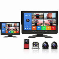 lushuntong | 4G Remote Positioning 360 Degree Surveillance Four Way Recording Dash Camera 24V HD Night Vision