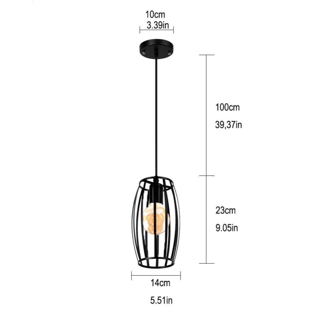 Modern Pendant Light Industrial Metal Hanging Lamp Lazada PH
