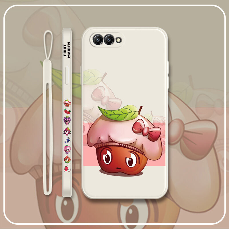 Huawei Honor V10 Phone Case Side Cartoon V10 Lens All Inclusive Drop Resistant Creative Female Frosted