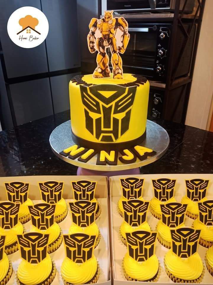 The Transformers Bumblebee Cake gets a fresh new look with cake toppers! I  love! *Limited availability for May-June* Want something… | Instagram