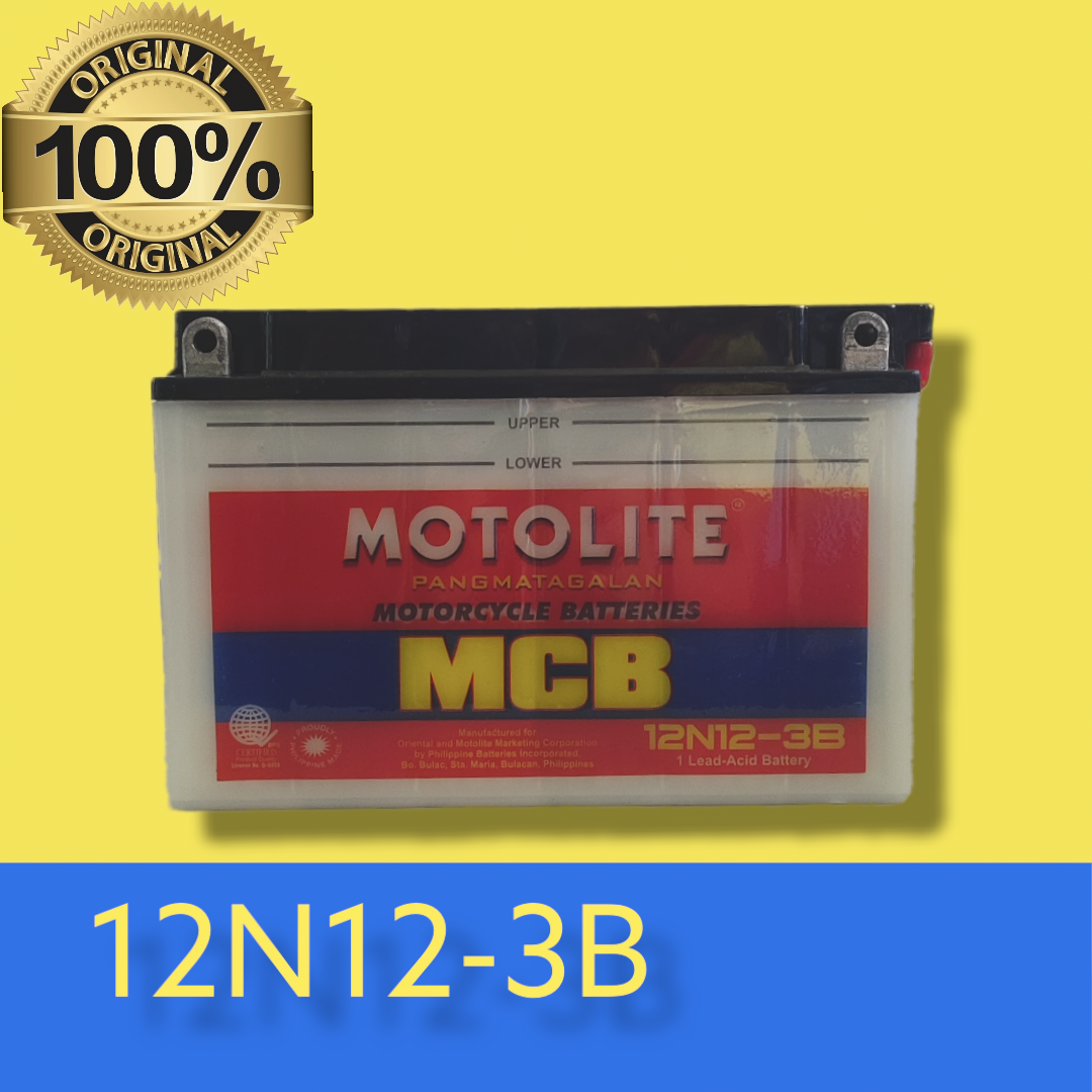 12N123B MOTOLITE BATTERY Low Maintenance Lazada PH