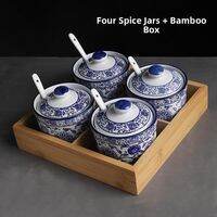 SANSHANGU | Ceramic Seasoning Jar For Chilli Oil And Salt