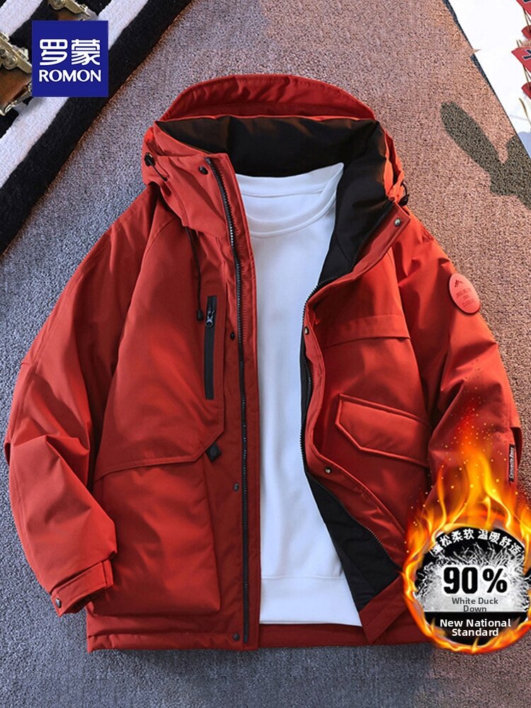 ROMON | Warm Lightweight Men's Down Jacket Presyo 3,849 Piso*Libreng Shipping