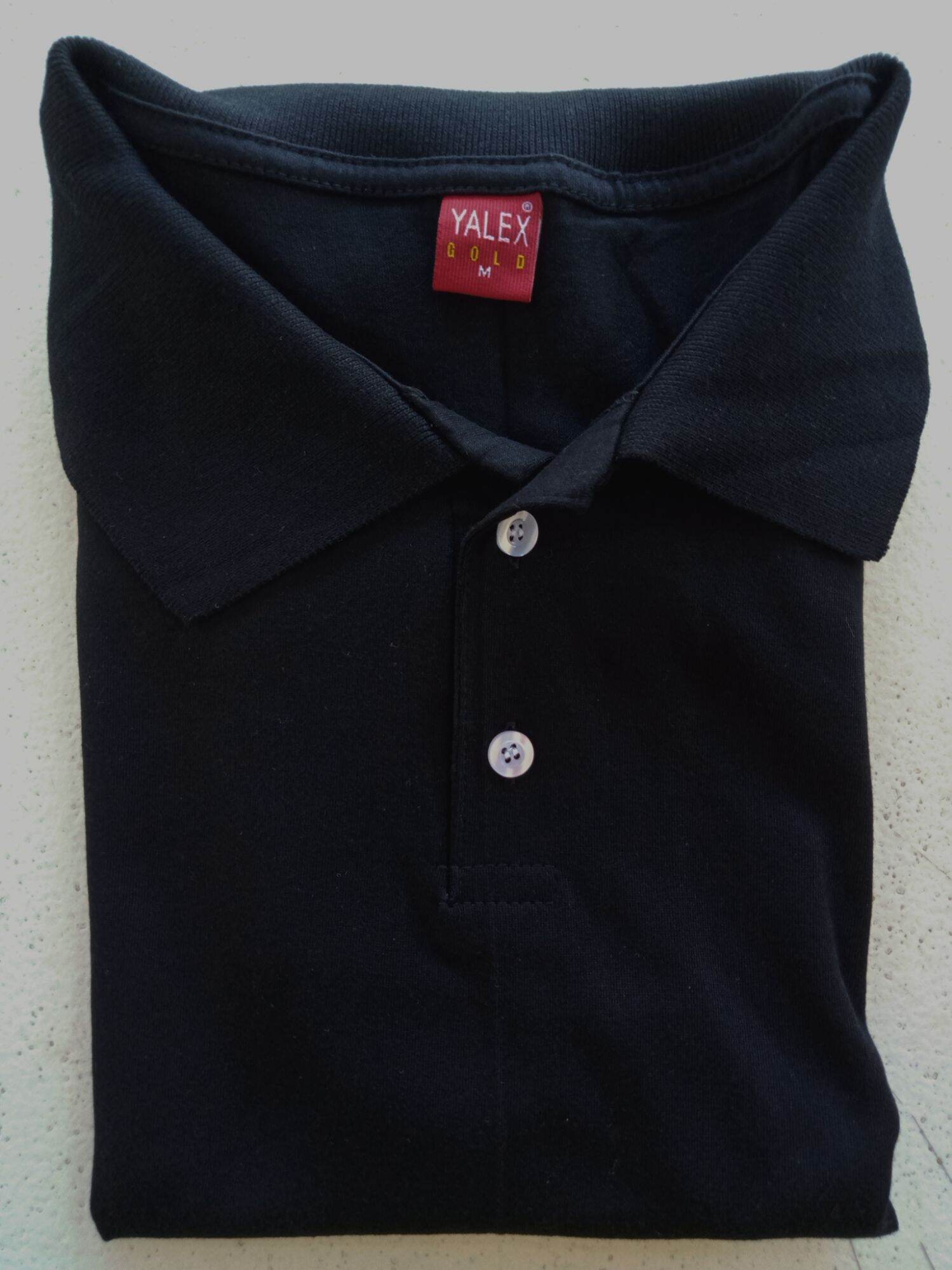 100 Cotton Women's Polo Shirts YALEX POLO SHIRT Black White