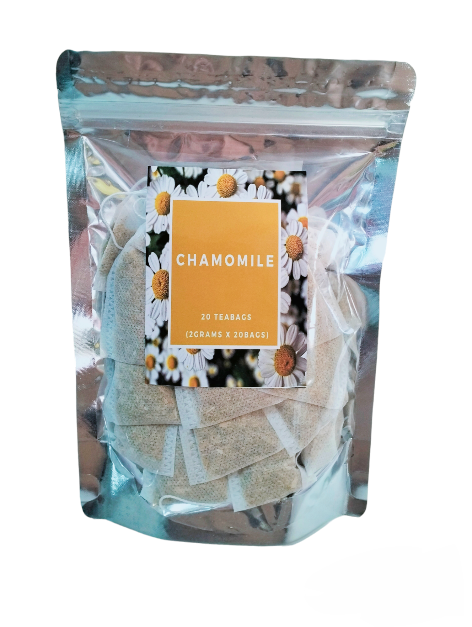 Herbal Tea in Teabags Chamomile, Hibiscus, Black tea, Stevia, Butterfly pea) Blended tea