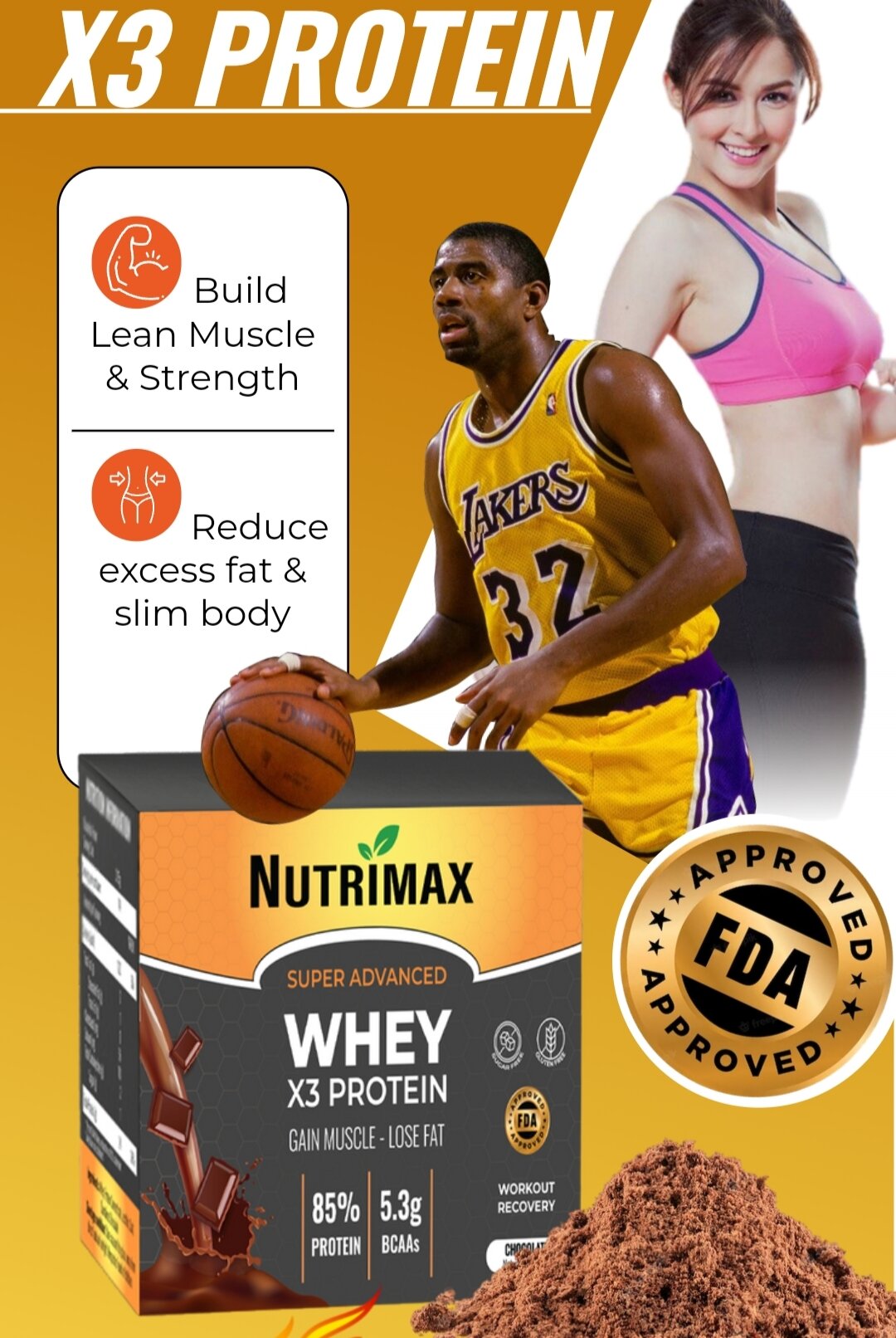 Nutrimax Super Advance Whey 3x Protein 