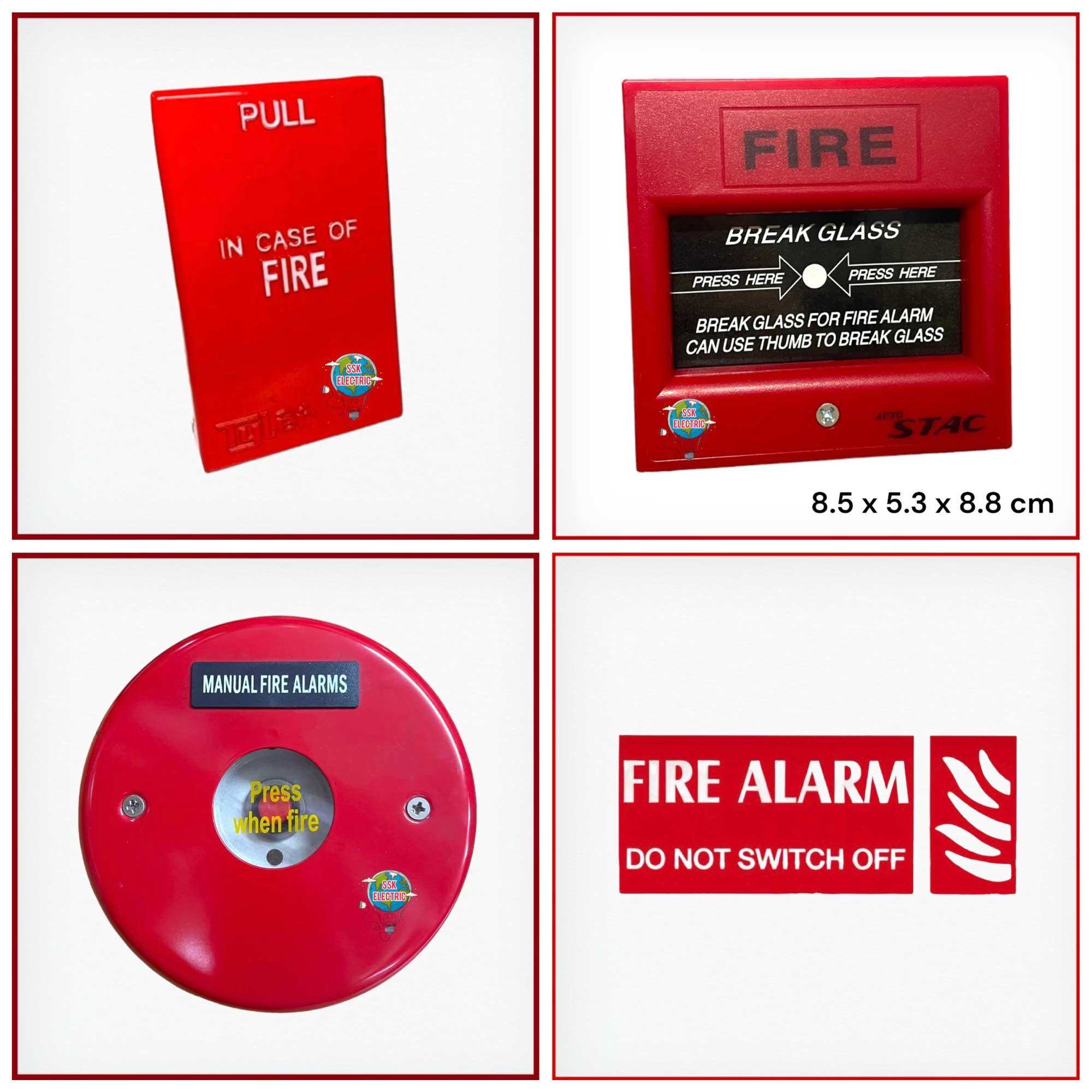 Metal Fire Alarm Pull Switch 220V Electrical | At.Iba.Pa