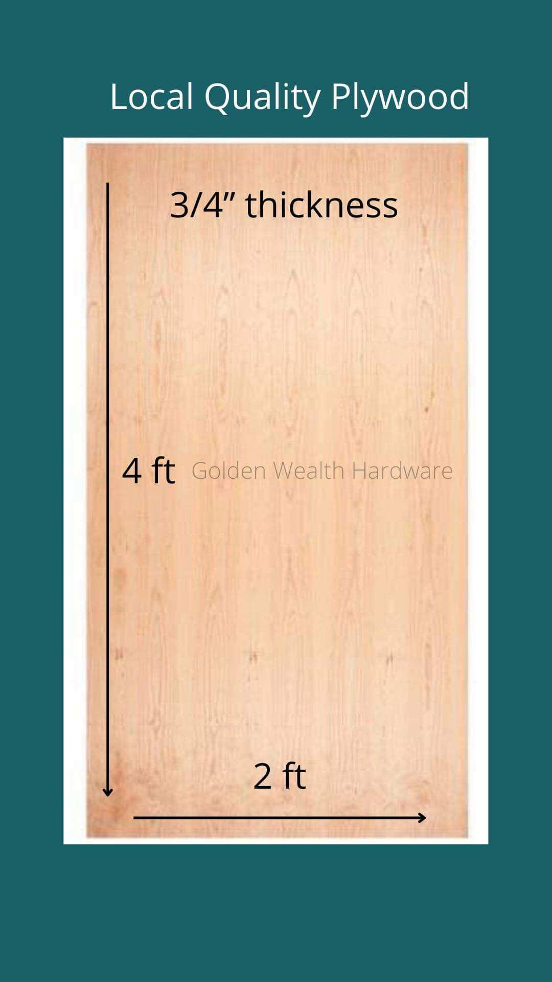 Quality 3 4 Plywood 2ft X 4ft Lazada PH