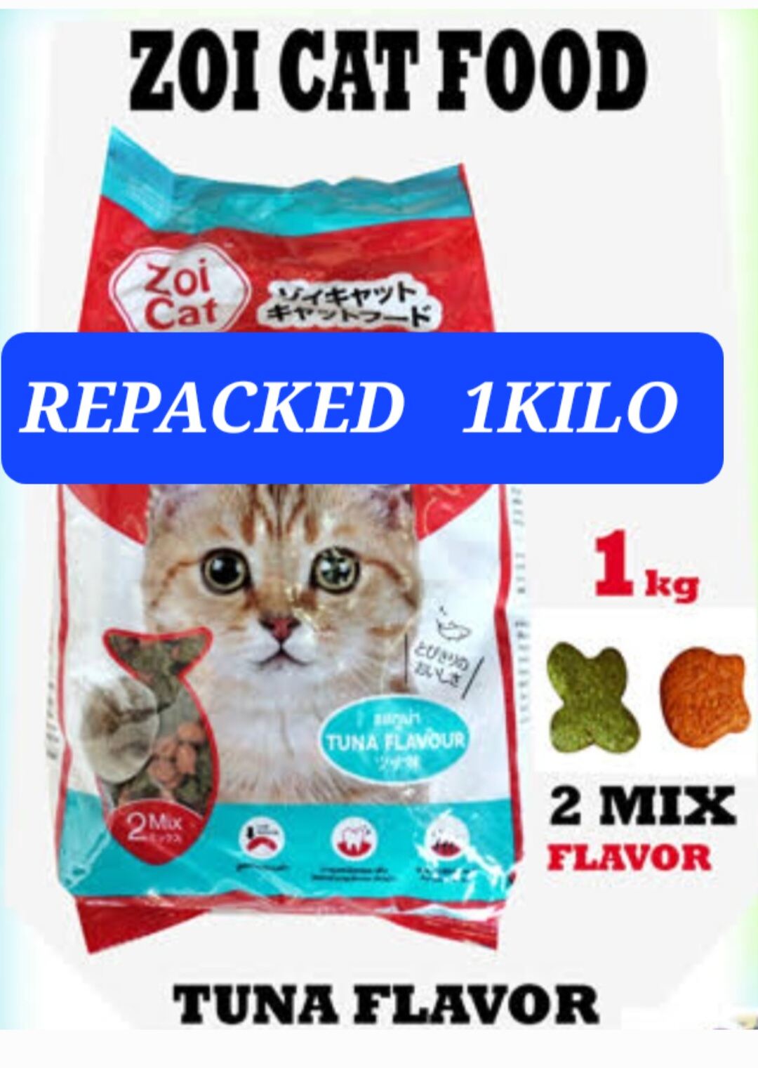 ZOICAT CATFOOD TUNA FLAVOR REPACKED BY 1KILO | Lazada PH