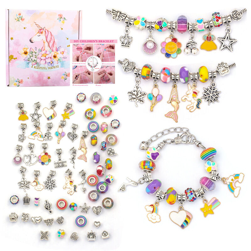 DIY Handmade Beaded Bracelet Craft Kit For Girls