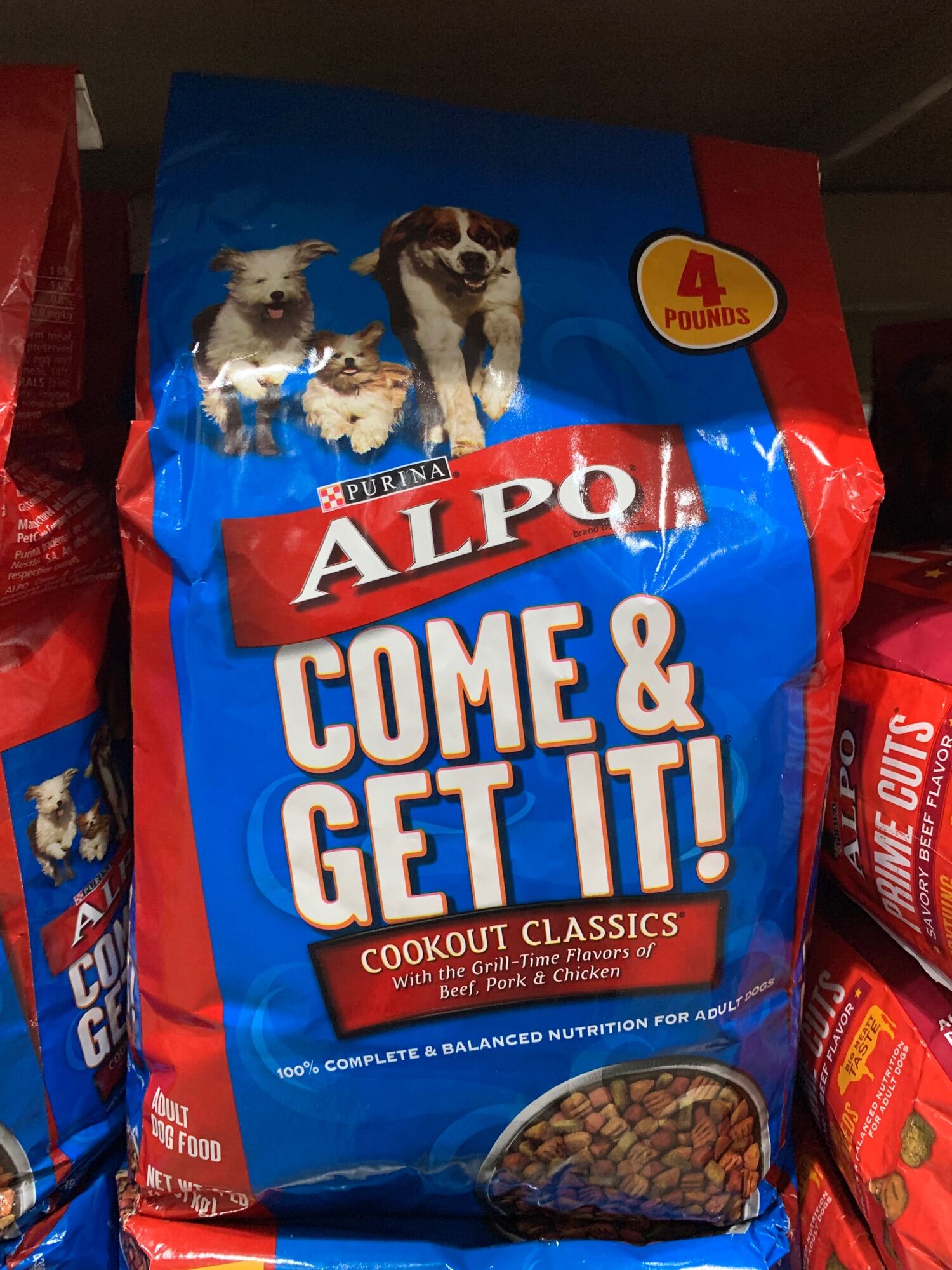 Come & get it dog outlet food