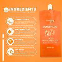 Honestglow Sunscreen 50g SPF50 Smooth Protect and Moisturize