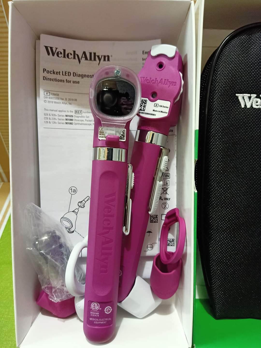Welch Allyn Pocket LED Otoscope Opthalmoscope Diagnostic Set Lazada PH