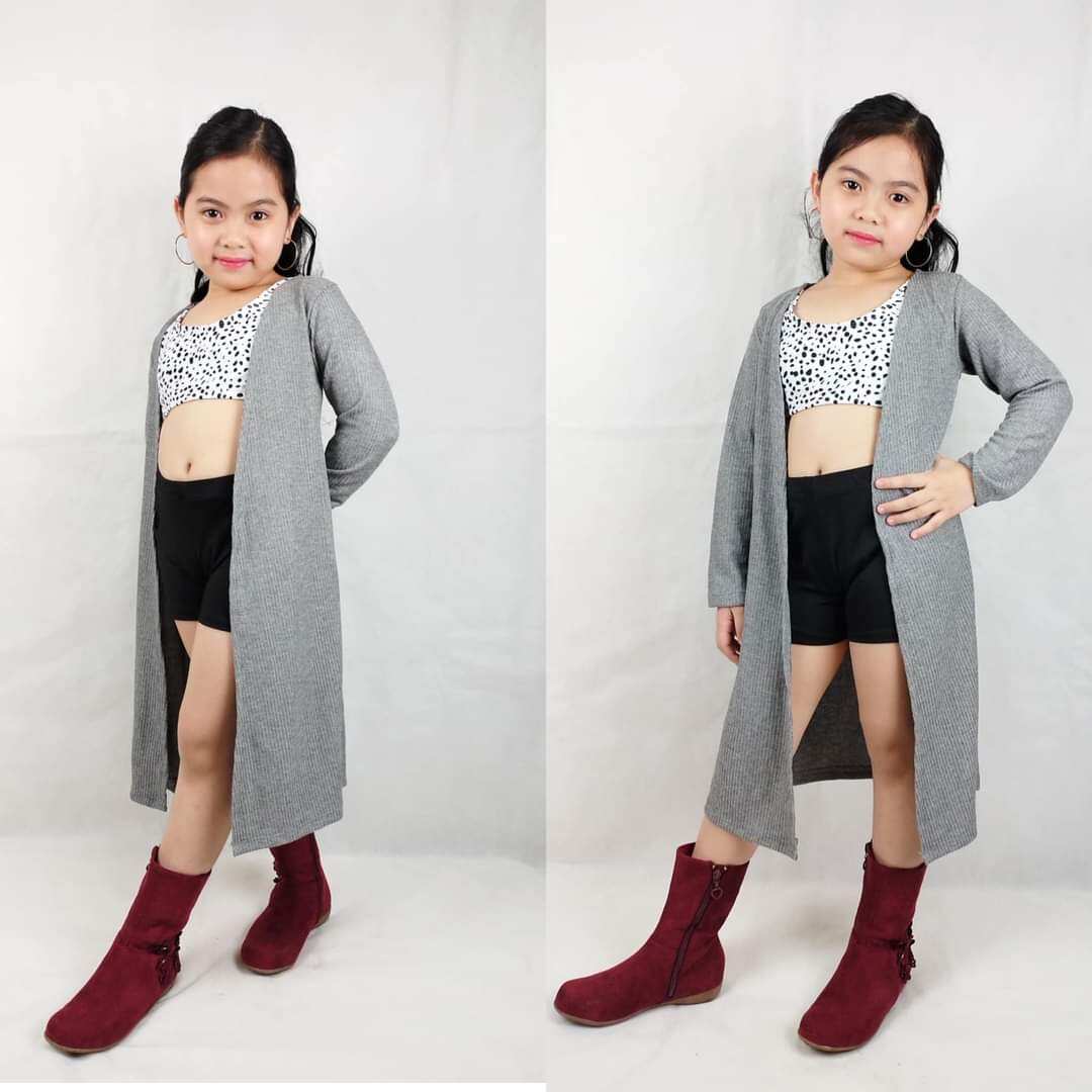 Kids long store cardigans