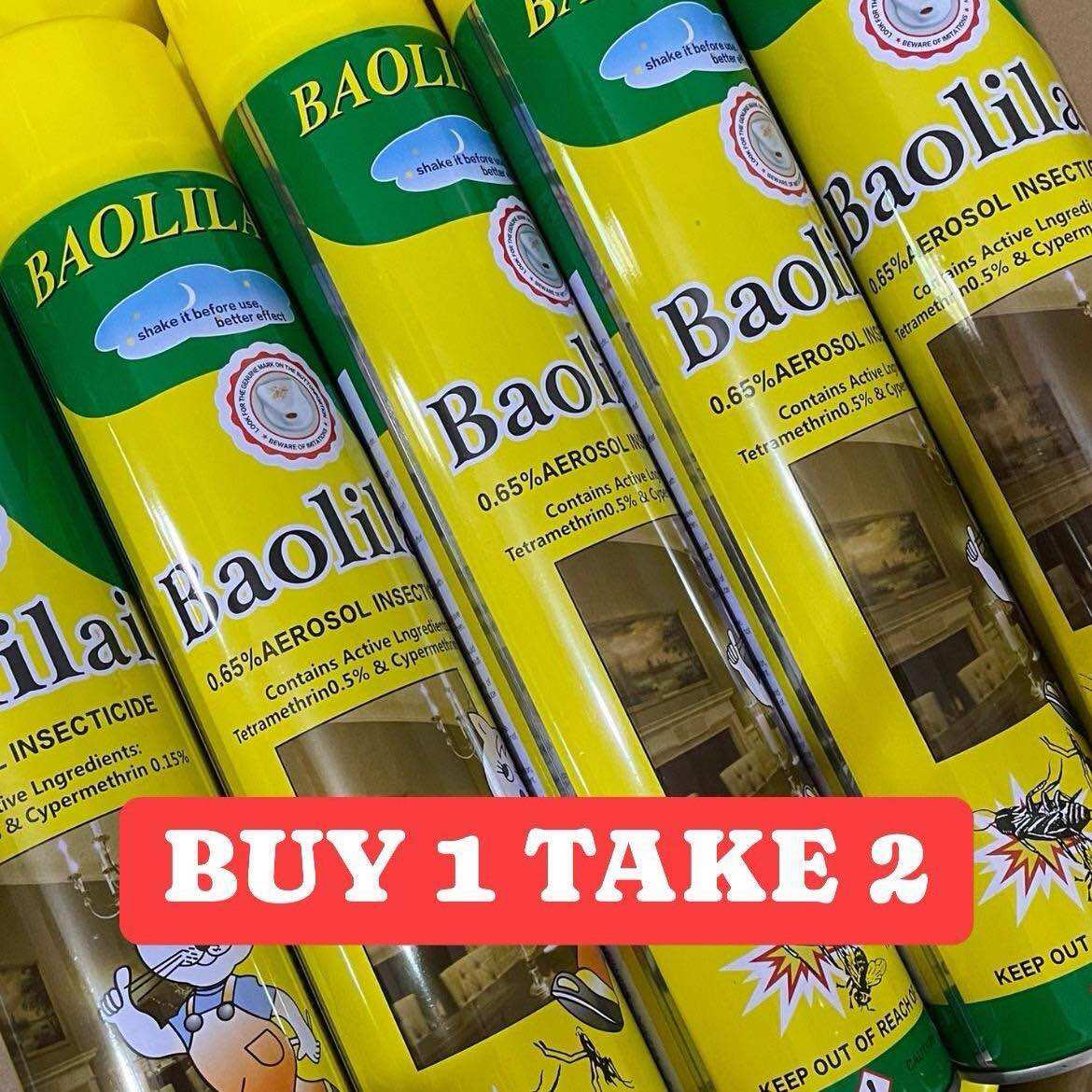 BUY 1 TAKE 2 Baolilai 750ml Lemon Scent Insect Killer Liquid Spray for Mosquito, Ants, Cockroaches, Termite and All Types of Insects