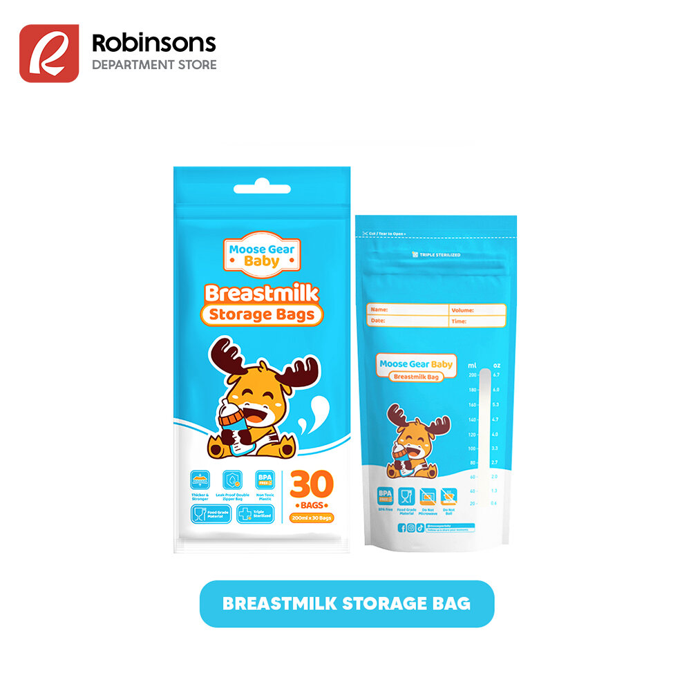 Moosegear Baby Breastmilk Storage 30Bags 200ml