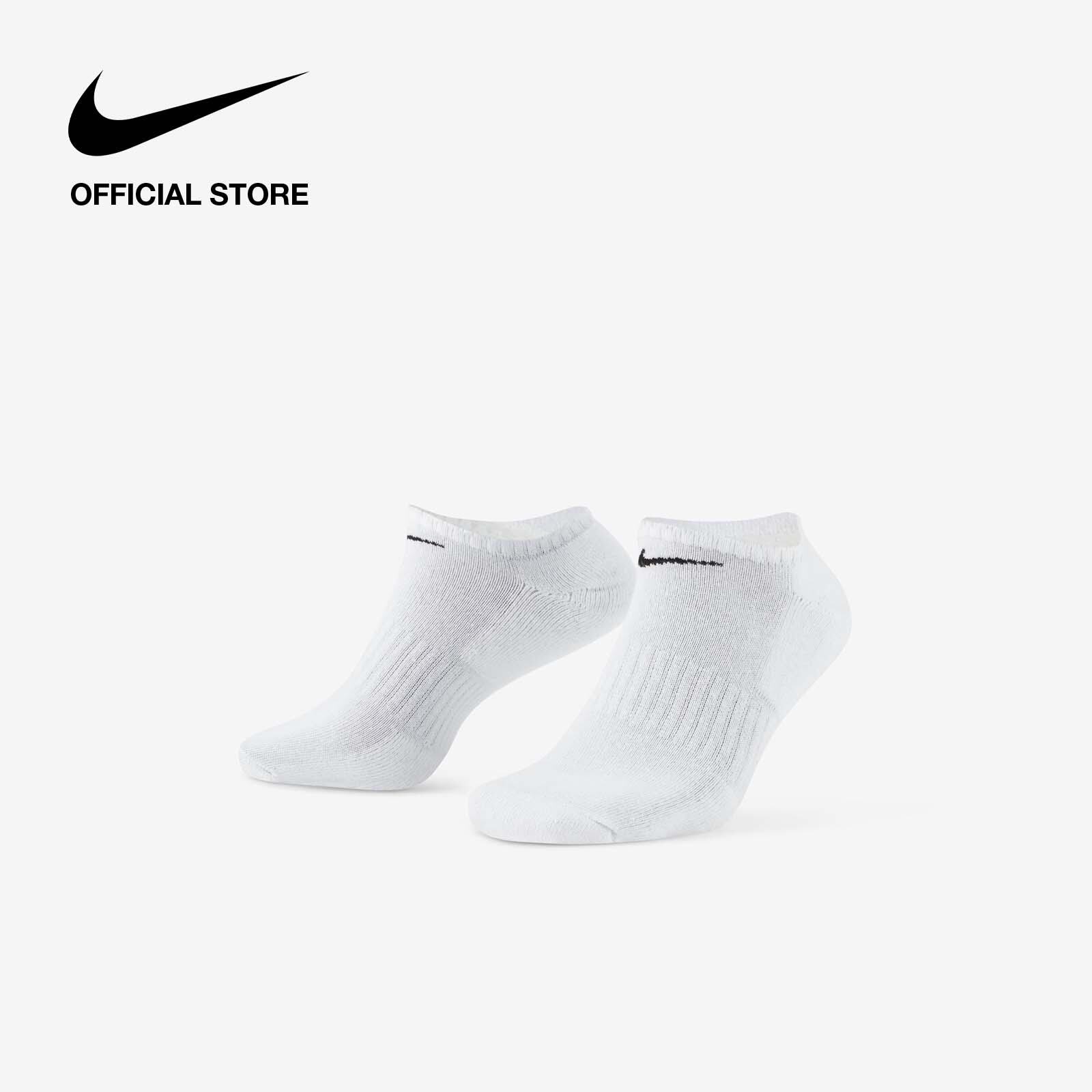 Nike Everyday Lightweight Training No Show Socks 3 Pairs White Lazada PH