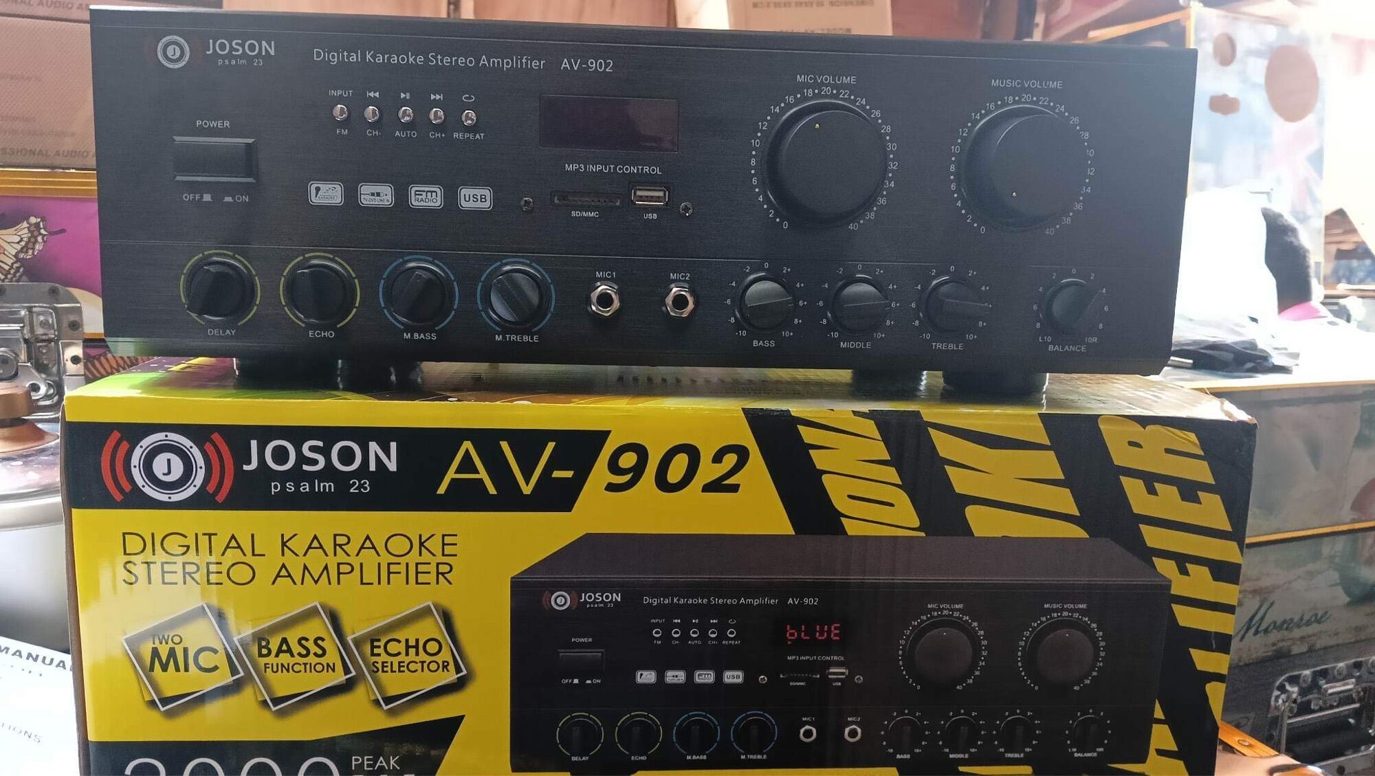 Joson AV902 Karaoke Amplifier 350 watts per channel Lazada PH