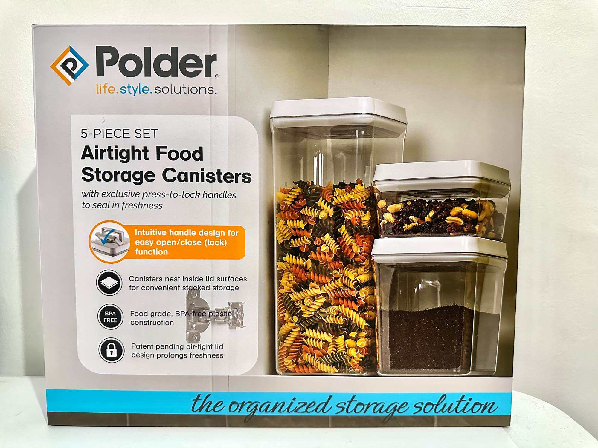 Polder 4-piece Handle-It Food Storage Container Set – RJP Unlimited