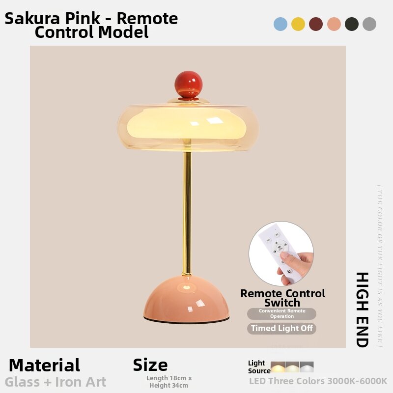 YOULIMEIJIA | Wireless Rechargeable Night Light Table Lamp