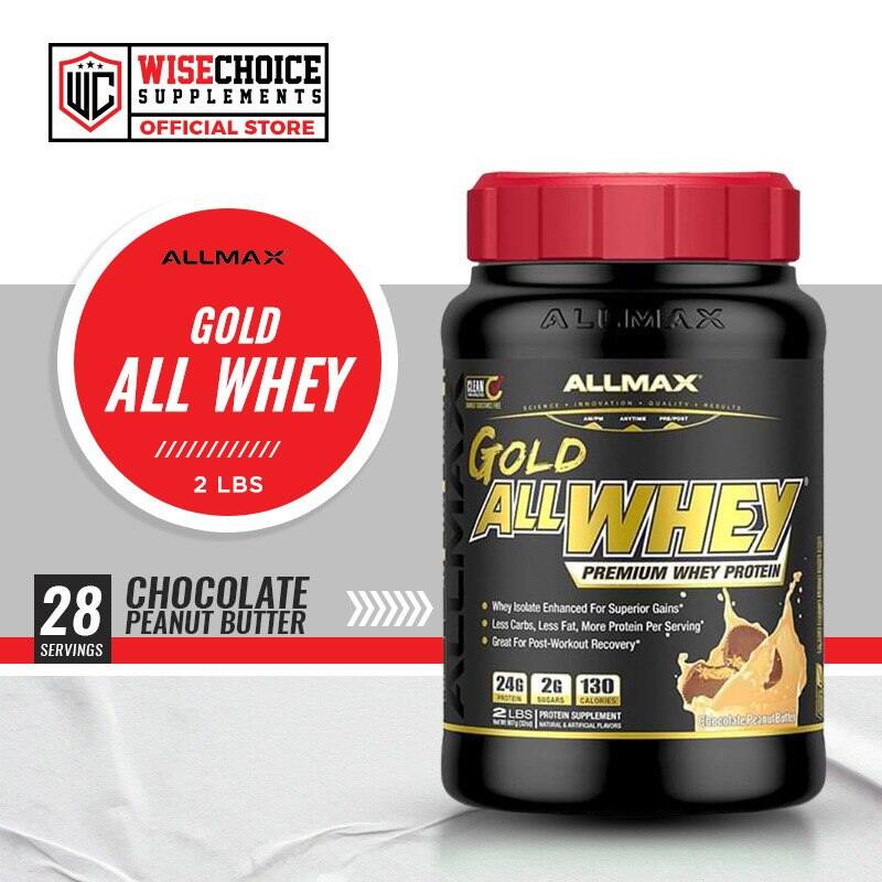 Allmax Gold All Whey Protein 2lbs Chocolate Peanut Butter Lazada Ph 1337