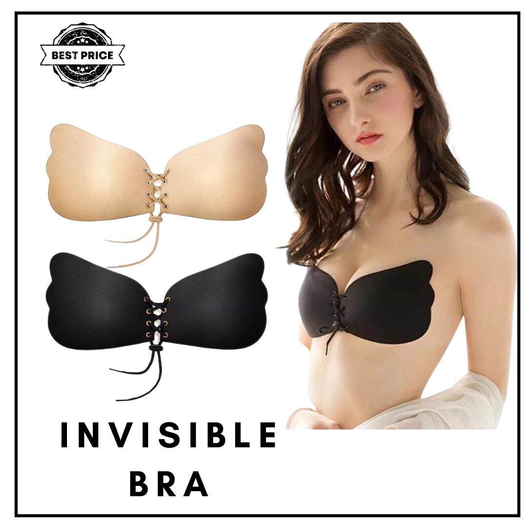 Ultra-thin Seamless Bra Self-adhesive Re-usable Bra Super