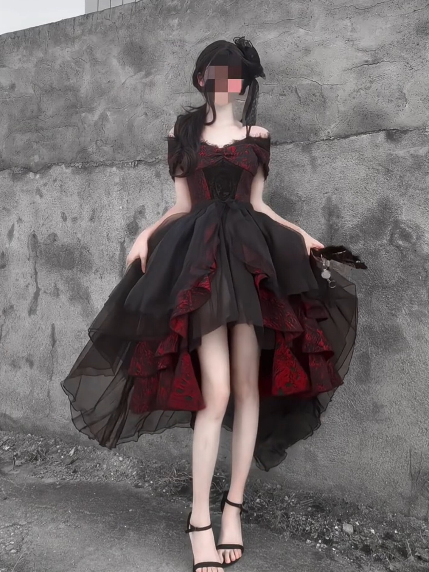 lady vintage eva dress Eva Fashion 5255 Long Formal Mother of the Bride Cape Dress