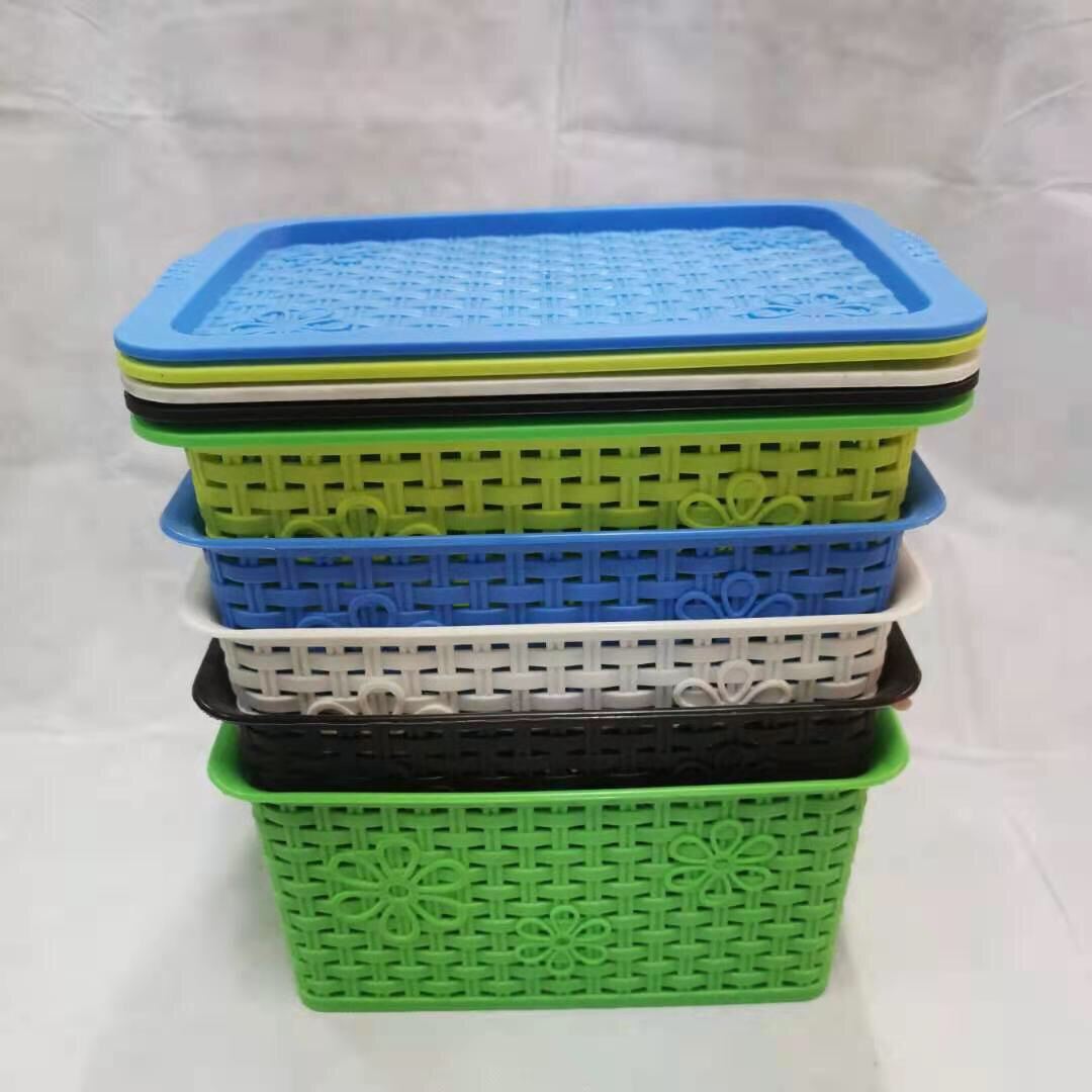 plastic rattan storage box with cover Lazada PH
