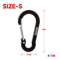 Fishing Multi Tool 10Pcs 4/5/7cm D-ring Aluminum Aalloy Carabiner Clip Outdoor Travel Hook Buckle Karabiner Camp Equipment