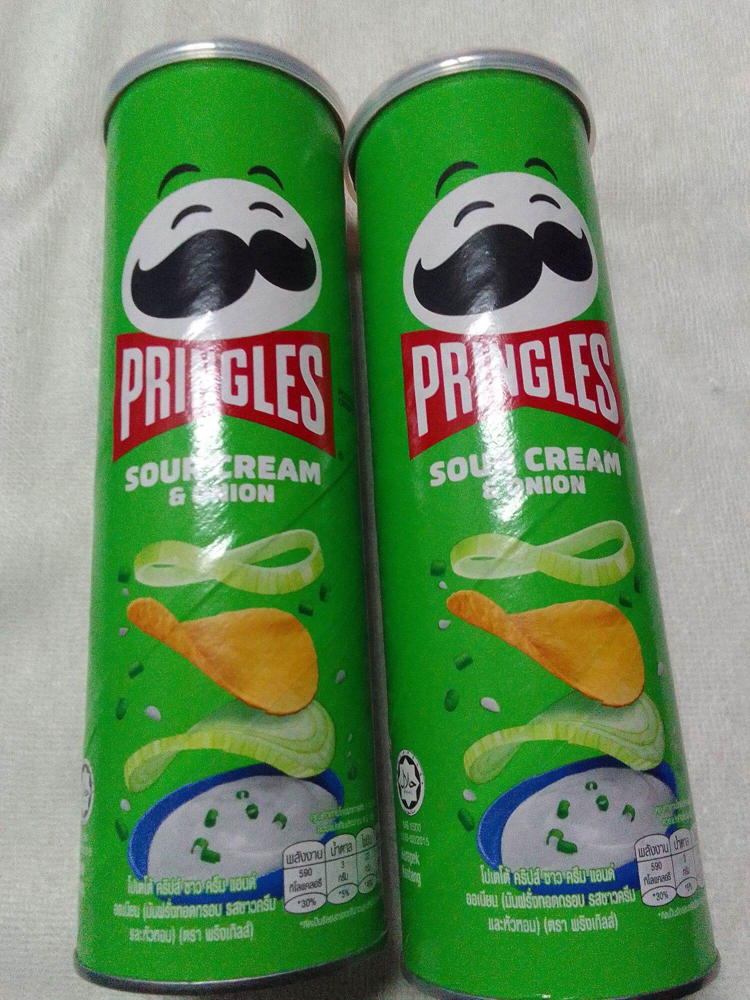 PRINGLES POTATO CRISPS SOUR CREAM & ONION (107g X2 PCs) | Lazada PH