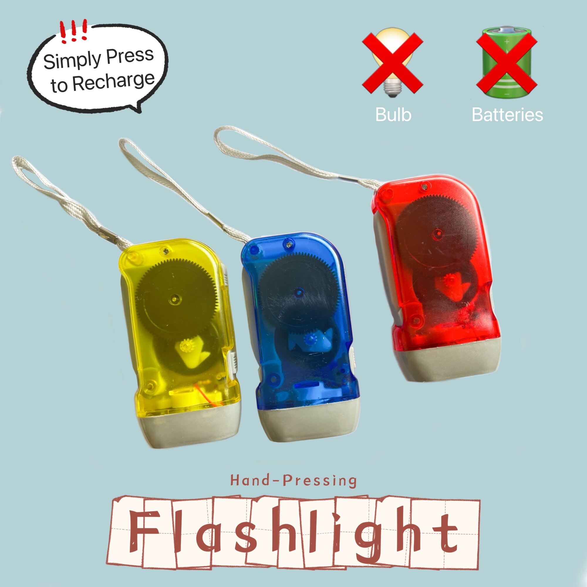 Portable Hand Pressing Flashlight Lazada PH