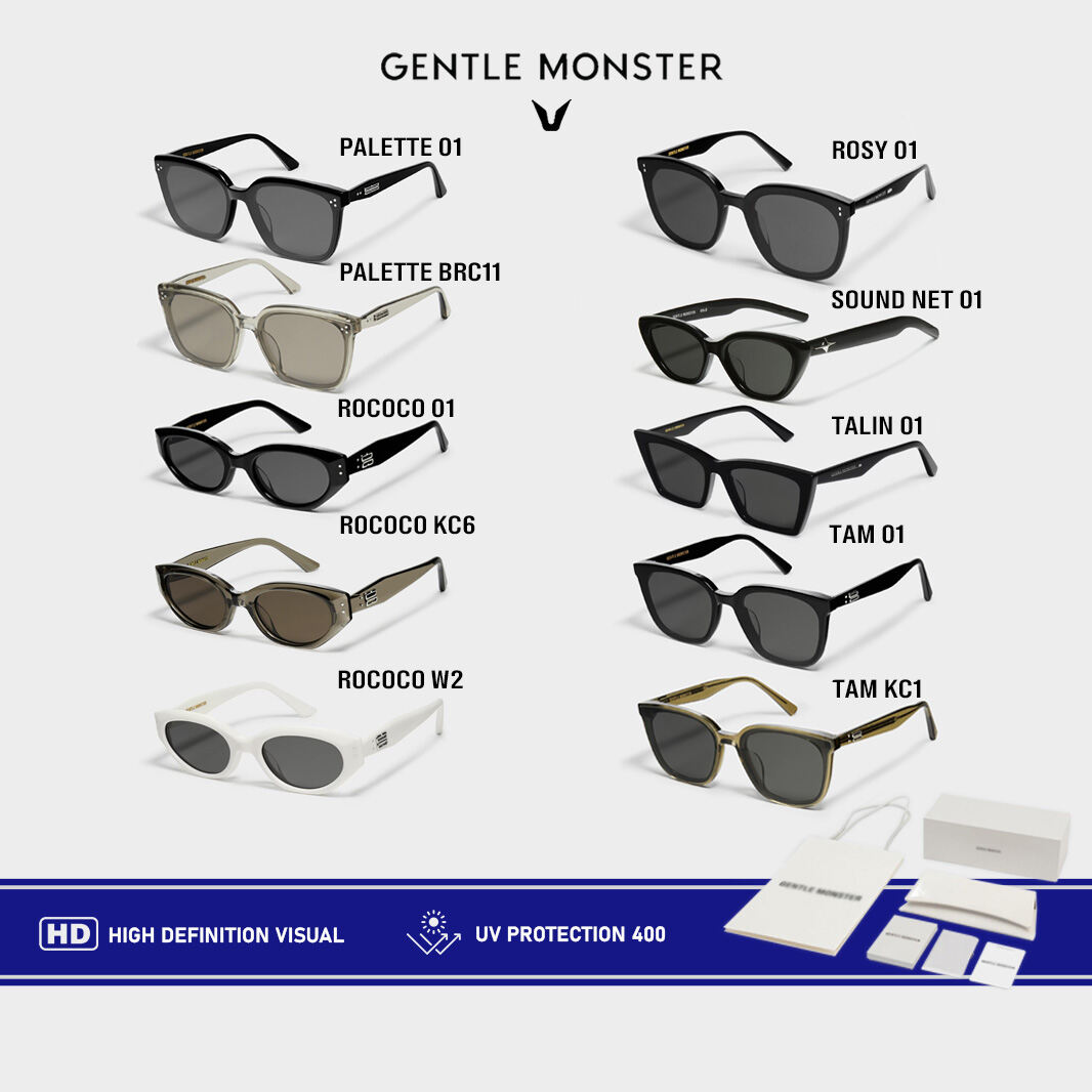 Gentle Monster Polarized Sunglasses Collection with Accessories V4