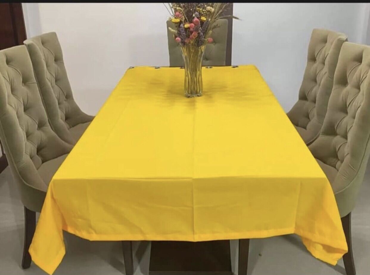 Olive Green Table Cloth/ Plain Table Cloth/Geena Fabric/4,6,8,10