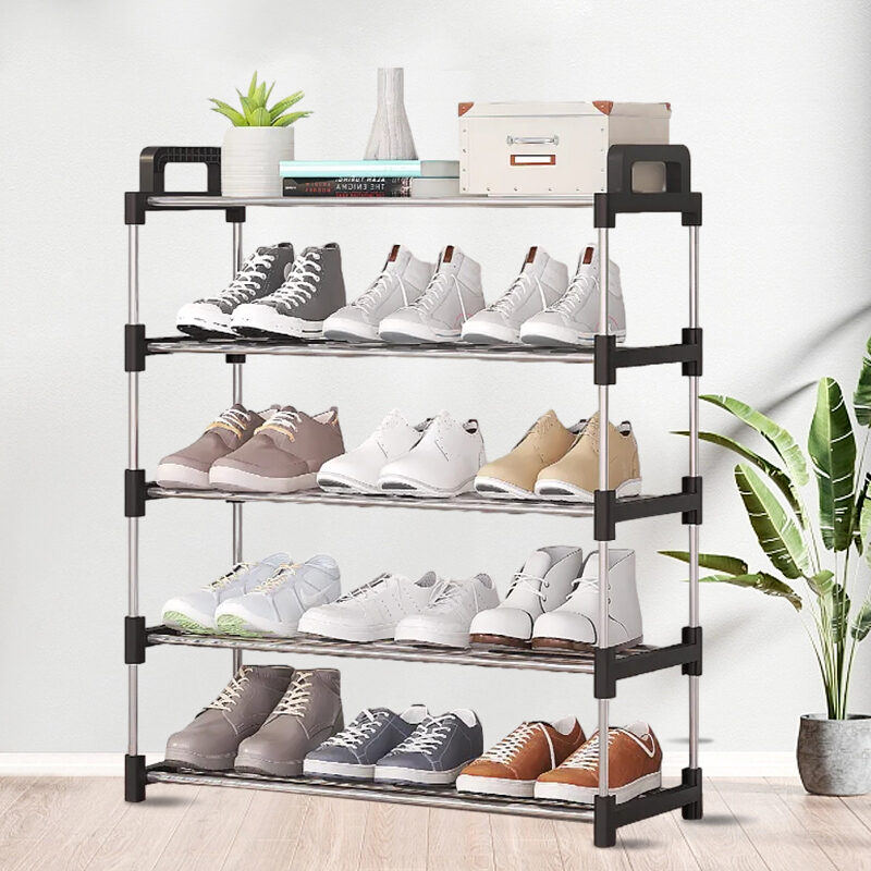 Stainless Steel Shoe Rack - 8 Layer Organizer Krave Skin International