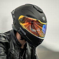 AIS | Carbon Fiber Full Face Helmet with Bluetooth Headset