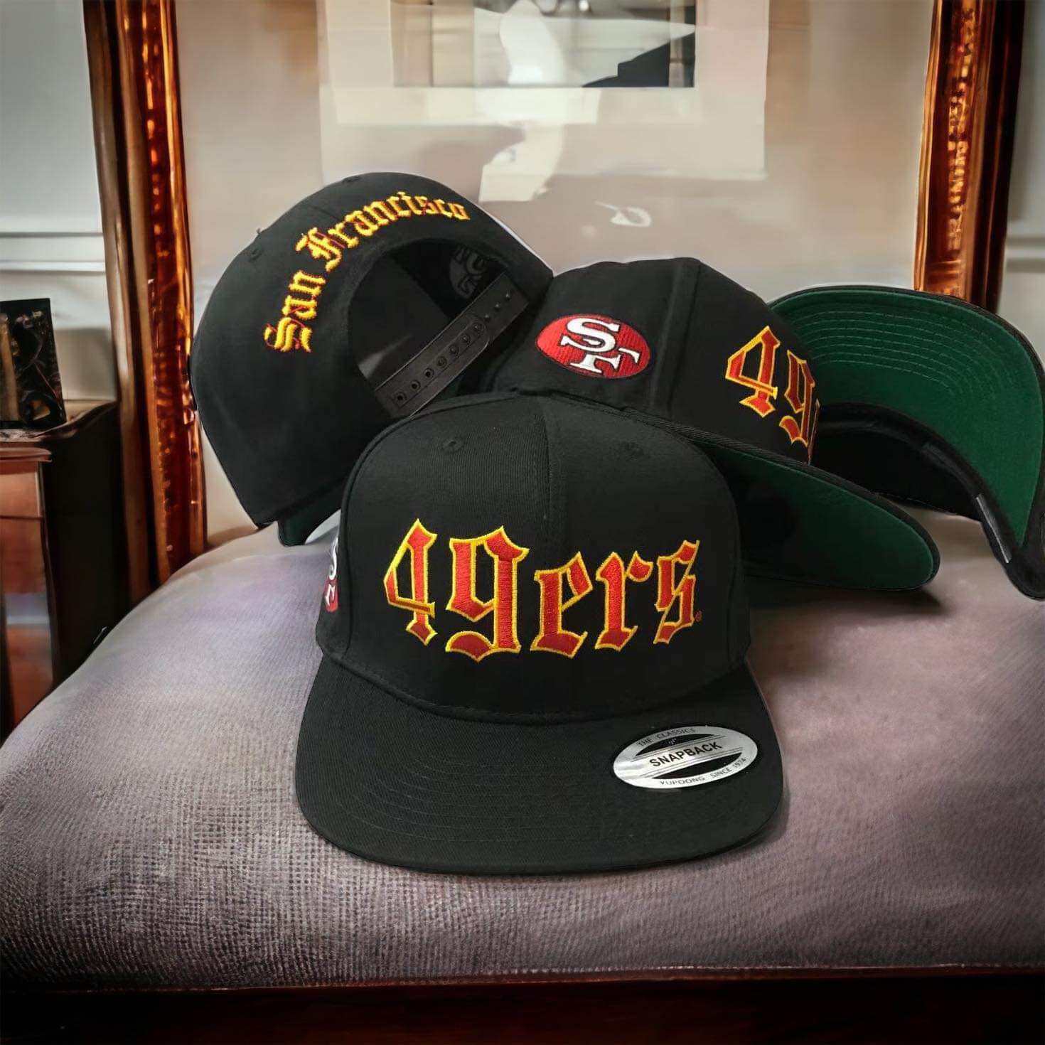 49ers old english hat